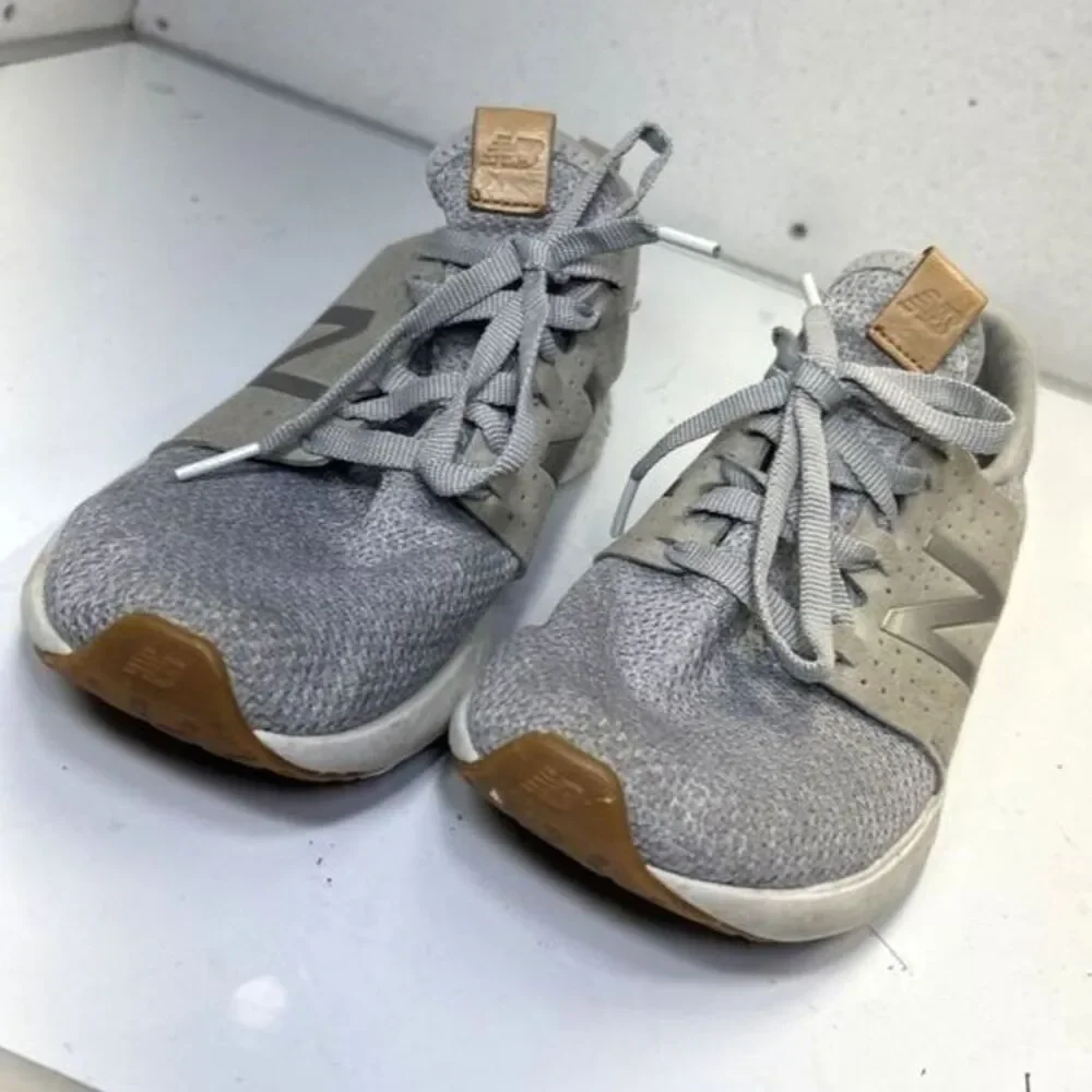 New Balance Womens Fresh Foam Cruz CRUZ Gray Running Shoes Sneakers Size 9.5